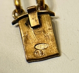 Bracelet: silver 875 hallmark, enamel, gilding, 1920s, photo number 9