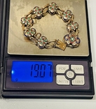 Bracelet: silver 875 hallmark, enamel, gilding, 1920s, photo number 11