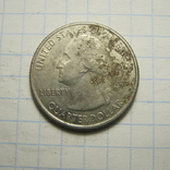 Квотер,25 центів 2014 р.США.21., фото №3