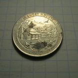 Квотер,25 центів 2014 р.США.21., фото №4