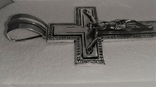 Эксклюзивный серебряный крест ручной работы, 925 пр, фото №7