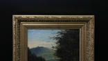 Forest landscape, oil on canvas, France, XIX century, photo number 3