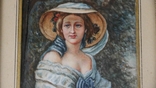 Portrait of the Empress of France Eugenie, pastel, watercolor, France, XIX century, photo number 4