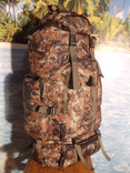 Рюкзак туристический камуфляжный х012 70 литров пиксель, фото №4