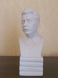 Фарфоровый бюст Сталина,бисквит, Вербилки по модели 1937 года., фото №6