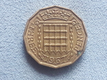 Великобритания 3 пенса 1967 года, фото №2