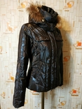 Куртка жіноча зимова. Пуховик CLASS єврозима пух перо р-р М, photo number 3