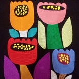 Вишита жіноча блуза-кімоно desert flowers, фото №3
