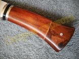 Нож охотничий Columbia A3168 деревянная рукоять с чехлом (26.5 см), фото №7