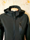 Термокуртка зимня жіноча NEW софтшелл хутряна підклада p-p S (відмінний стан), фото №4