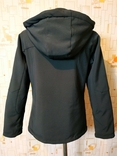 Термокуртка зимня жіноча NEW софтшелл хутряна підклада p-p S (відмінний стан), фото №8