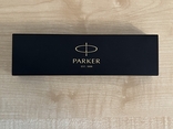 Шарикова ручка Parker (синя) + оригінальний заряд чорного кольору, фото №3