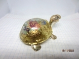 Figure Turtle, Murano silver hand-painted, photo number 4