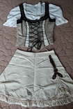 Подборка Октоберфест (топ корсетка юбка) в альпийском австрийском стиле, лён, фото №2