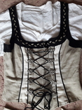 Подборка Октоберфест (топ корсетка юбка) в альпийском австрийском стиле, лён, фото №4