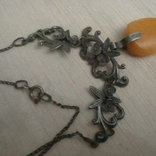 USSR necklace Silver 875 Royal Amber No. 4, photo number 4