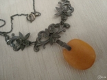 USSR necklace Silver 875 Royal Amber No. 4, photo number 5