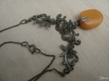 USSR necklace Silver 875 Royal Amber No. 4, photo number 6