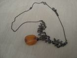 USSR necklace Silver 875 Royal Amber No. 4, photo number 8