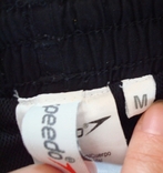 Speedo Летние пляжные шорты с плавками мужские плащевка черные М, фото №9