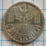Австрия 10 грош 1952, фото №3