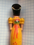 Игрушка из дерева куколка 13см., фото №7