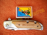 Нож складной Browning 1964 мощный с клипсой 22.5см, фото №12
