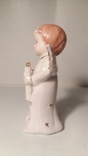 Wagner Apel Ангелочек со свечкой. Антикварная фарфоровая статуэтка Германия, фото №5