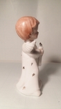 Wagner Apel Ангелочек со свечкой. Антикварная фарфоровая статуэтка Германия, фото №6
