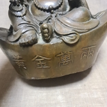 Будда 30 см бронза (вес 11 кг), фото №6