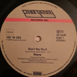 Raww / Don't You Try It // 1986 // Emergency Records / Vinyl / 12", photo number 7