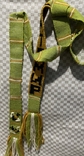 Односторонній зелений пояс з джмеликами і написом Житомир, фото №3