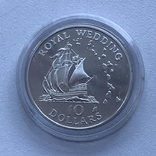 10 долларов 1981 Восточные Карибские территории серебро, фото №2