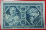 20 марок 1915 рейхсбанкнота Германии, photo number 3