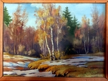 Landscape Oil Painting Frame Vintage, photo number 3