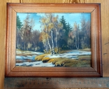 Landscape Oil Painting Frame Vintage, photo number 8