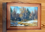 Landscape Oil Painting Frame Vintage, photo number 9