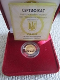  10 років Незалежності України, золото 10 гривень 2001 рік банківський стан, photo number 2