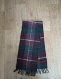 Шерстяной теплый красивый мужской шарф с бахромой, photo number 6