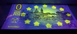 Zero 0 euro euro euro Mantova 2022 wody. znaki, hologram, perforacja, mikrotekst i UV, numer zdjęcia 5