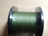 Зелений шнур 500метрів -0,165мм - 9,1кг, фото №3