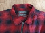 Primark Стильная хлопковая теплая мужская рубашка на замке дл рукав 2XL, photo number 10