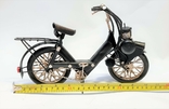 Масштабная модель ретро мотоцикла мопеда велосипеда с мотором, фото №6