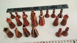 Шахмати шахи без дошки дерево Європа історичні некомплект із пошкодженнями 21 шт, photo number 2
