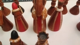Шахмати шахи без дошки дерево Європа історичні некомплект із пошкодженнями 21 шт, фото №13