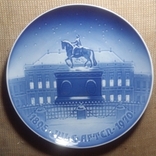 Коллекционая тарелка Royal Copengagen Королевский дворец 23 см. ДАНИЯ 1970г, фото №2