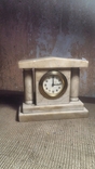 Старинные часы Греческий храм мрамор Швейцария, фото №3