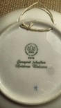 Royal Copengagen Настенная тарелка Причал 18 см. Кобальт. ДАНИЯ 1990г, фото №4