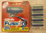 Змінні касети для гоління Gillette Fusion 5+1 (4шт.), photo number 2