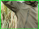 Тактична куртка Soft Shell софтшел непромокаюча оливкова, фото №5